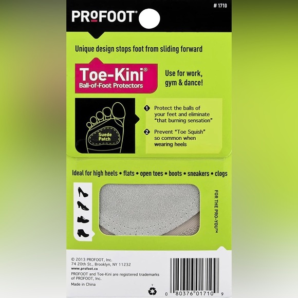 ProFoot Toe-Kini Ball Of Foot Protectors. One Pair Size 5-9 Narrow-Medium Fit - Picture 6 of 6